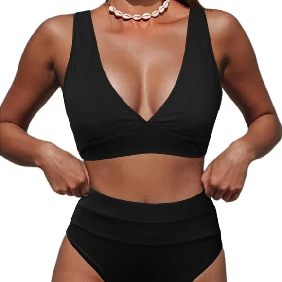 Women's Black Bikini Set - Picture 3 of 6